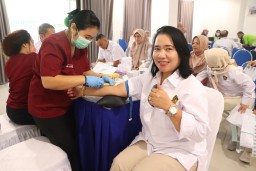 Pastikan Kesehatan Pegawai Terjamin, PEM Akamigas Laksanakan Medical Check Up