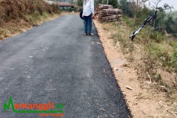 Baru Selesai Dibangun Sudah Rusak, Warga Genting Gunung: Pembangunan Jalan Asal-asalan