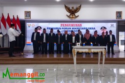 Moch Rifqi Rosadi Akan Tancap Gas Usai Dikukuhkan Jadi Ketua Forsekdesi Kendal