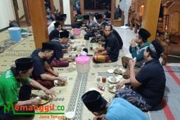 Sukses Jalankan Program Kerja, PAC GP Ansor Ngampel Gelar Tasyakuran