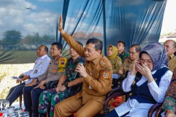 Gubernur Jawa Tengah, Ahmad Luthfi Saat Hadir dalam Panen Raya (Jateng Memanggil/Ist)
