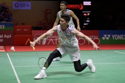 Keterangan: Fajar Alfian/Muhammad Rian Ardianto, saat bermain bulu tangkis. (Antara)