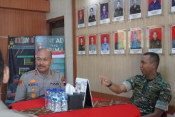 Keterangan: Kapolres Kendal, AKBP Hendry Susanto Sianipar, saat berkunjung di Markas Komando Distrik Militer (Kodim 0715/Kendal), Jumat 25/04/2025. (Hms/Jateng Memanggil)