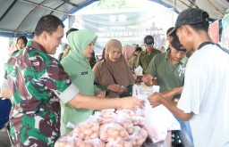 Kodim 0715/Kendal Hadirkan Pasar Murah: TNI Dekatkan Diri ke Rakyat Lewat Ketahanan Pangan