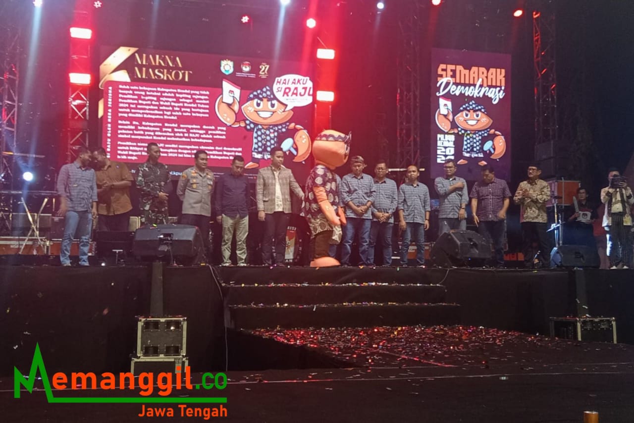 KPU Kendal Lounching Maskot dan Jingle Pemilihan Bupati dan Wakil Bupati Kendal Tahun 2024