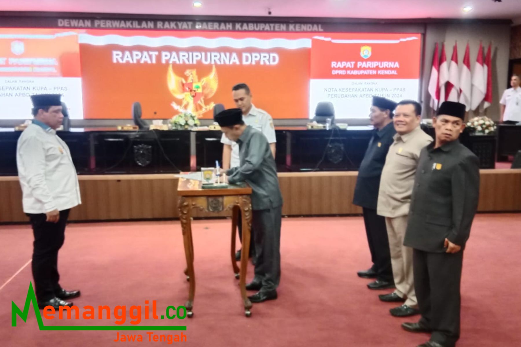Pimpinan Legislatif dan Eksekutif Sepakati KUPA- PPASP Perubahan APBD Kendal 2024, Begini Penjelasanya!