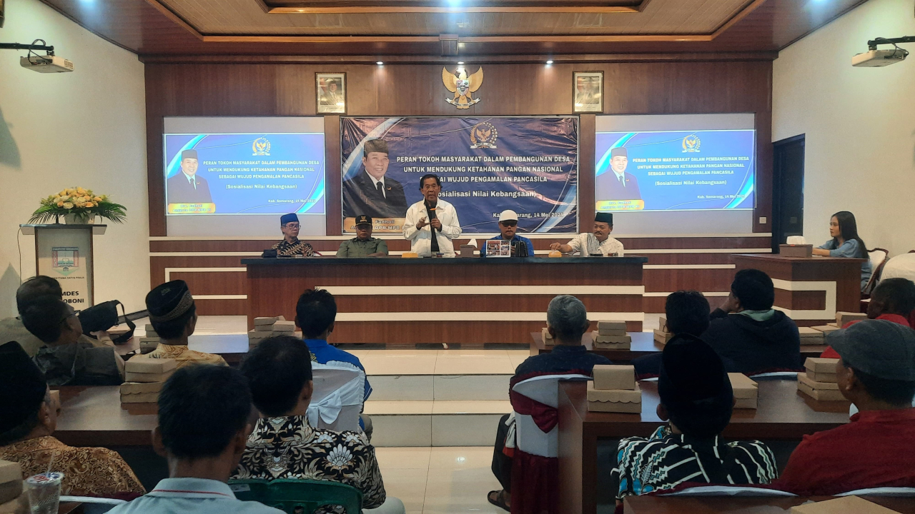 Sosdapil MPR RI ke 3, Fadholi Ajak Tokoh Masyarakat Ambil Peran Dalam Pembangunan Desa