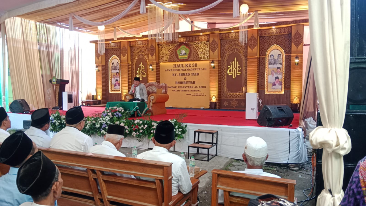 Haul Kiai Ahmad Ta'ib ke-38, Gus Yusuf Ajak Masyarakat Galih Ratukan Orang Tua dan Perbanyak Sedekah